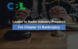 Leader In Radio Industry Prepares For Chapter 11 Bankruptcy